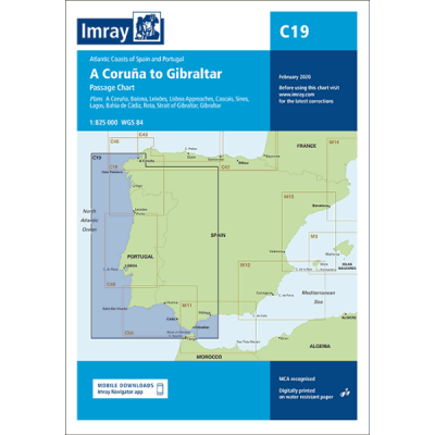 Imray C19 A Coruña to Gibraltar