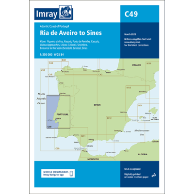 Imray C49 Ria de Aveiro to Sines