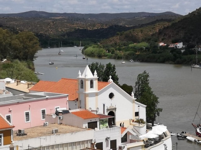 The church and the river The church and the river