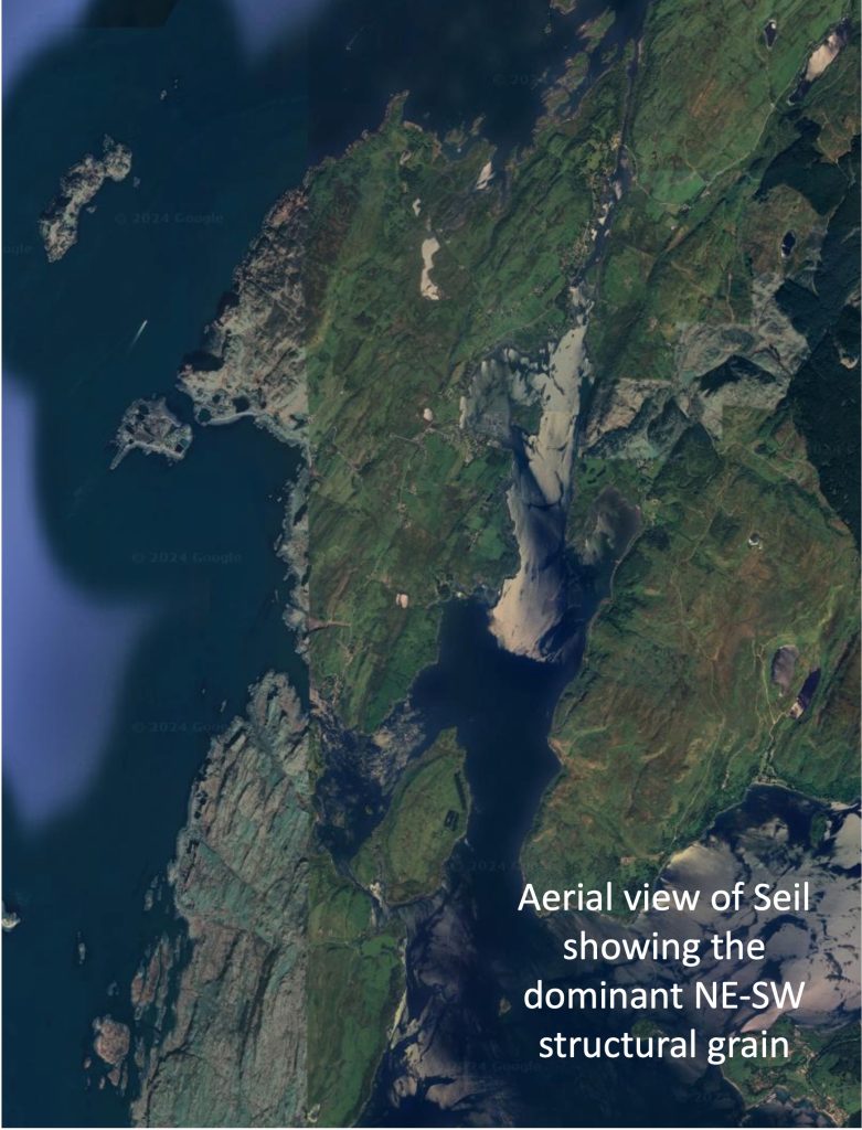 Aerial view of Seil Island