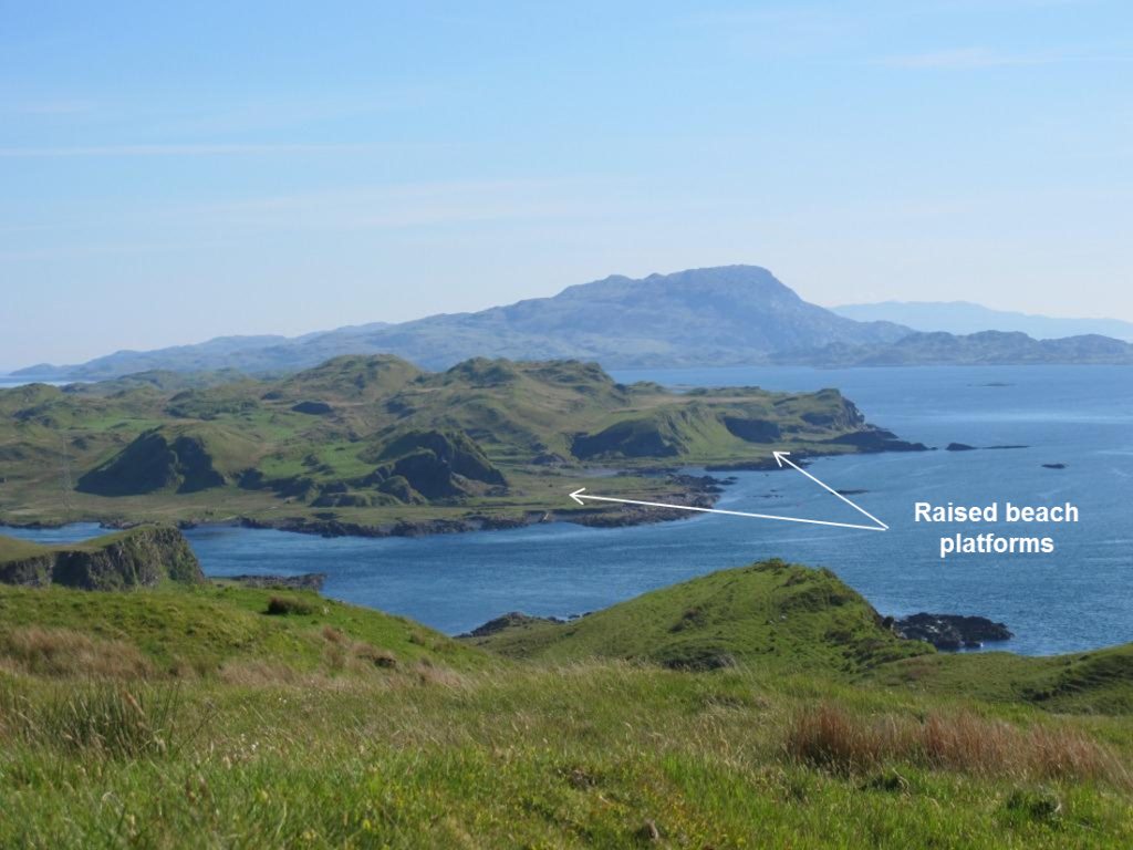 Raised beaches on Seil Island